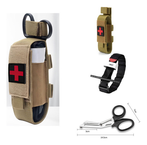 Kit De Bolsitas Para Bolsa Táctica, Torniquete, Tijeras, E