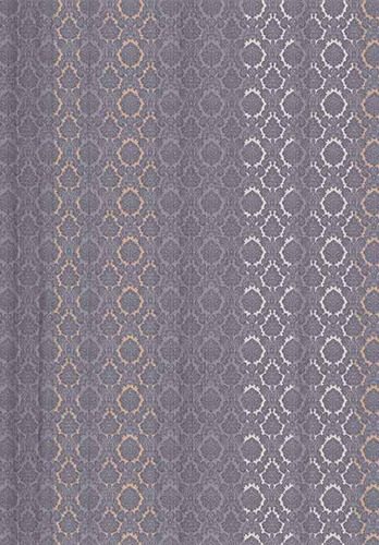 Imagen 1 de 3 de Papel Tapiz Gris Con Dorado Diseño Damascos Pequeños