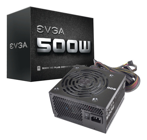 Fuente De Poder 500w Evga 500w1 Certificada 80 Plus