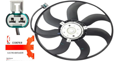 Electroventilador Polo Spacefox Crossfox Fox 2011-14 2 Pines