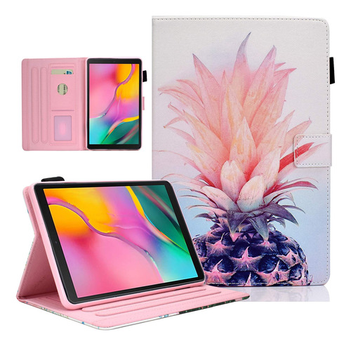 Funda Para Galaxy Tab Dtanglsm Premium Cuero Flip Shell Caso