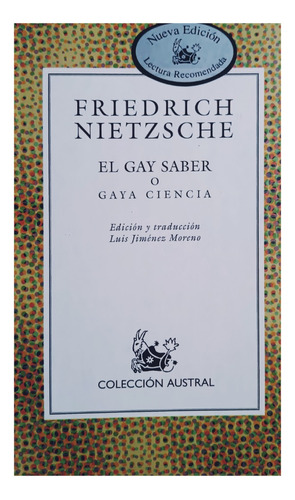 El Gay Saber Tapa Blanda .