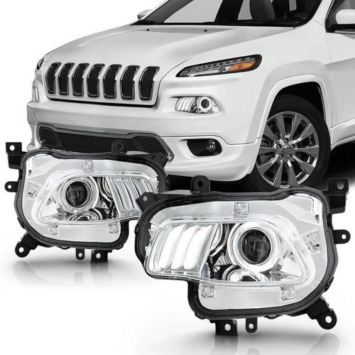 Par Faros Led Jeep Cherokee Limited 2018 3.2l