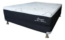 Comprar Colchón + Box Bio Mattress Queen Size Memory Foam Florencia Color Negro