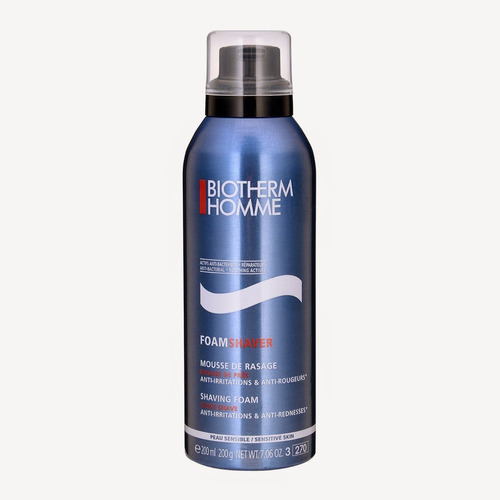 Biotherm Men Mousse Rasage Espuma Afeitar Sensitive 200 Ml