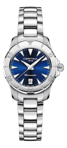 Reloj Certina Ds Action Acero Azul