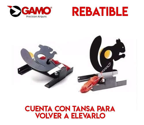 Imagen 4 de 10 de Diana Target Gamo Blanco Ardilla Abatible Acero