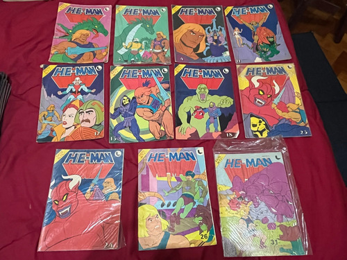 Lote 4 Cómics Revistas He-man He Man Motu Ledafilms Éxito Tv