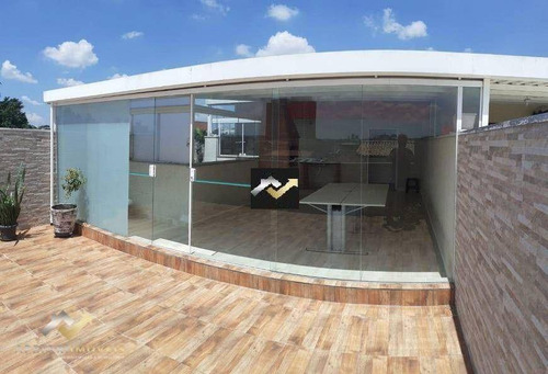 Imagem 2 de 27 de Cobertura Com 2 Dormitórios À Venda, 122 M² Por R$ 450.000 - Vila Homero Thon - Santo André/sp - Co1409