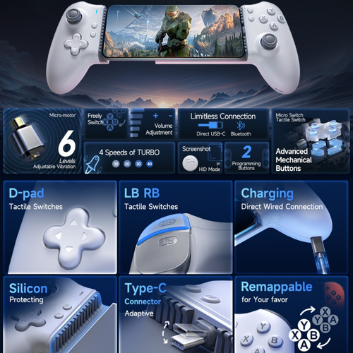 Easysmx M15 Control Celular Inalambrico Para Android Gamer