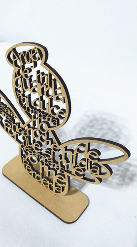 Imagen 3 de 10 de Souvenir Angel De La Guarda 15cm X 20u- Mdf / Fibrofacil