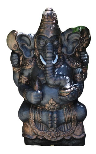 Ganesha De Poliresina Pintada A Mano 130 Cm