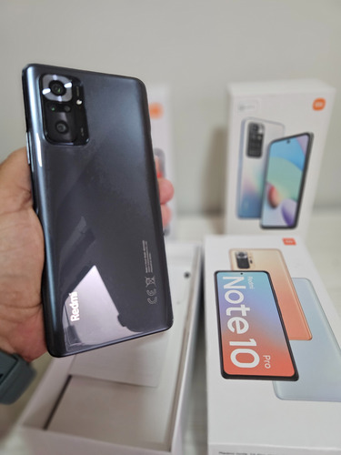 Xiaomi Redmi Note 10 Pro Dual Sim 128gb 8gb-excelente! Cinza-escuro (Usado)