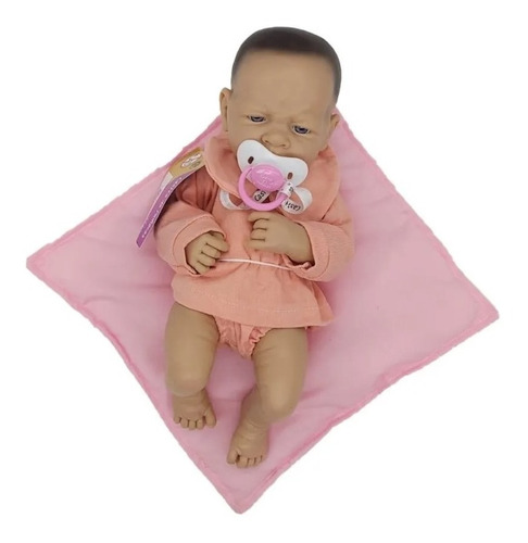 Bebe Reborn Bebote Real Con Batita Almohada Chupete