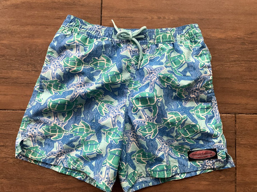 Bermuda Playa O Nadar Marca Vineyard Vines Talla 7 Años Niño