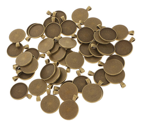De Piedras De Bandejas En De Bronce / Plata Vintage De 100