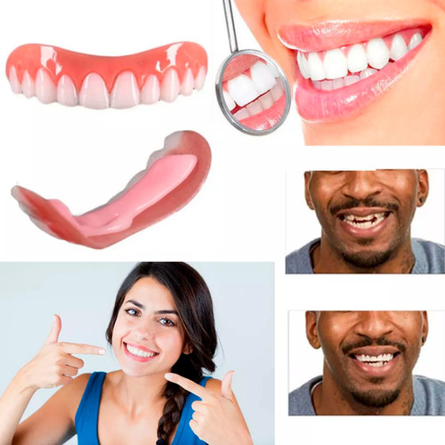Dientes Provisorios Moldeable + 2 Dentadura Sup Reutilizable