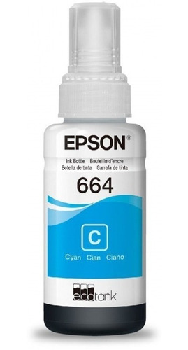 Refil Tinta Original Da Epson 664 P/ Ecotank L110 L120 L200