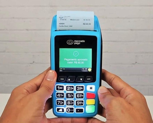 Máquina Point Pro A Máquina De Cartão Do Mercado Pago Bobina
