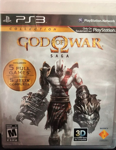 Ps3 Playstation God Of War Saga Videojuego 5 Games Usa