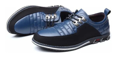 Zapatos Vestir De Cuero Cómodos De Cuero Casual Para Hombres