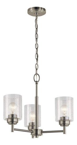 Lmpara Mini De 3 Luces Kichler Winslow 15.25puLG - Nquel Cep