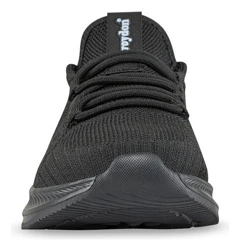 Tenis Running Hetter Negro-negro Para Mujer Croydon