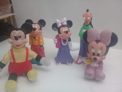 Mickey Minnie Tribilin Originales De Disney Vintage #51