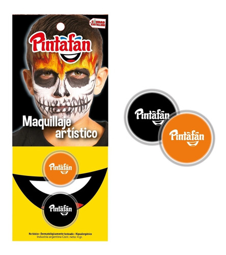 Maquillaje Artístico Halloween X2 Pintafan - Ciudad Cotillón