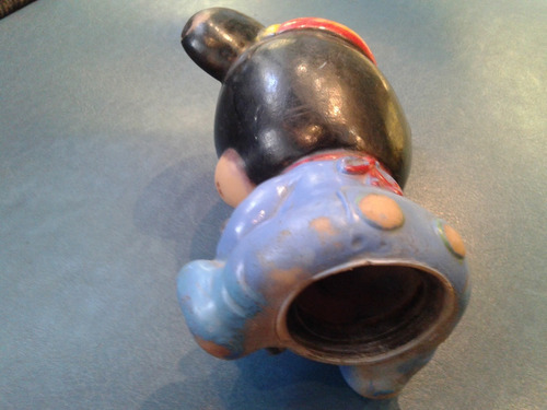 Antiguo Muñeco De Goma Mickey Mouse Bebe 13 Cm (Usado)