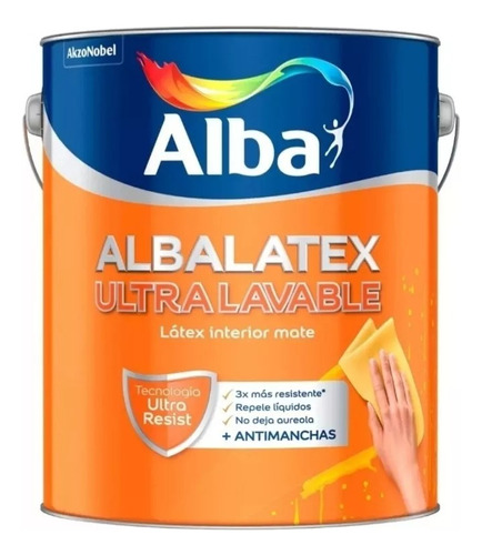 Albalatex Ultralavable X 10 L Pintureria Don Luis Mdp