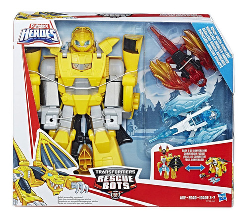 Imagem 2 de 2 de Playskool Heroes Transformers Rescue Bots Bumblebee - Hasbro