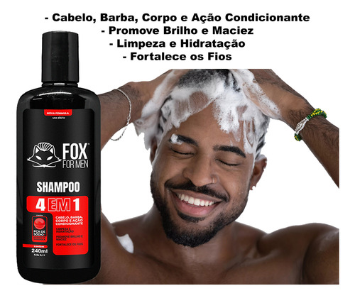 Shampoo 4x1 Hidratante Xampu Shampu Champu Shampoo Xampoo