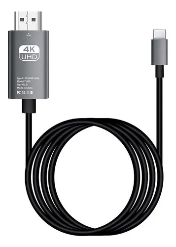 Cable Adaptador Usb Tipo C A Hdmi 4k 2 Metros Certificado