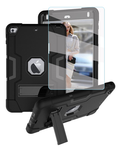 Mica + Funda Protector Uso Rudo Para iPad Mini 4 A1538 A1550
