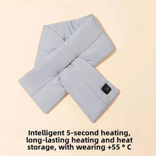 Calentador De Cuello Eléctrico Suave Con Calefacción Y Carga
