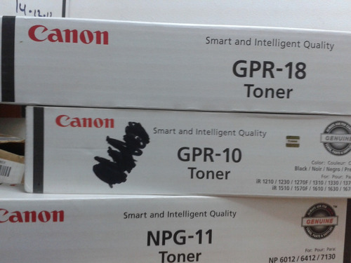 Toner Gpr-10,gpr-18 Y Npg-11