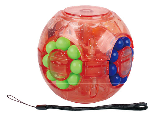 De Fidget De Granos Pequeños Giratorios De Rojo A