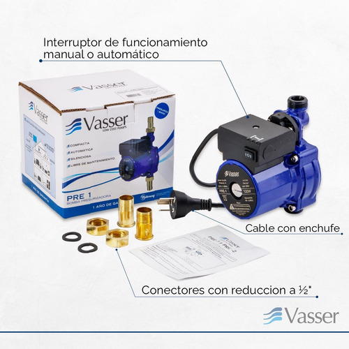 Imagen 7 de 12 de Bomba Presurizadora Vasser Pre1 120 Watts
