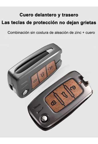 Capa De Chave Premium Para Volkswagen Seat Jetta Vento Bora
