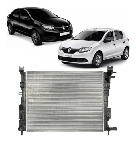 Radiador Visconde Sandero Logan 2015 A 2019 Rv 2905