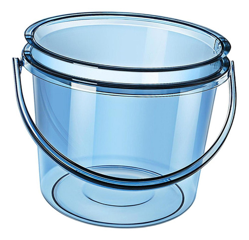 Cubo De Agua Con Tapa Cubo De Agua Transparente Para La Azul