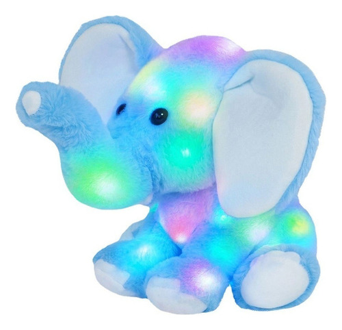 Juguete Musical De Peluche Luminous Elephant, Regalo De Cump