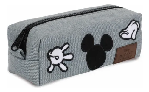 Cartuchera Canopla Rectangular Mickey Jean 1 Cierre Mooving