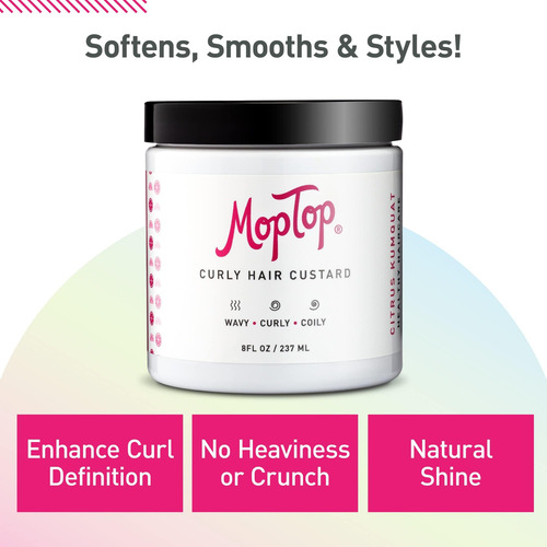 Rotina De Cabelo Encaracolado Moptop, Shampoo Suave + Diário