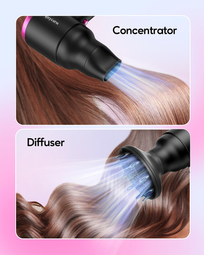 Secador De Cabelo Wavytalk Wavytalk 1600w Leve Com Difusor