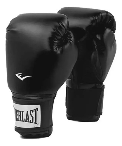 Guantes Boxeo Everlast Pro Style 2 En Caja 10 12 14 Y 16oz 12oz Negro