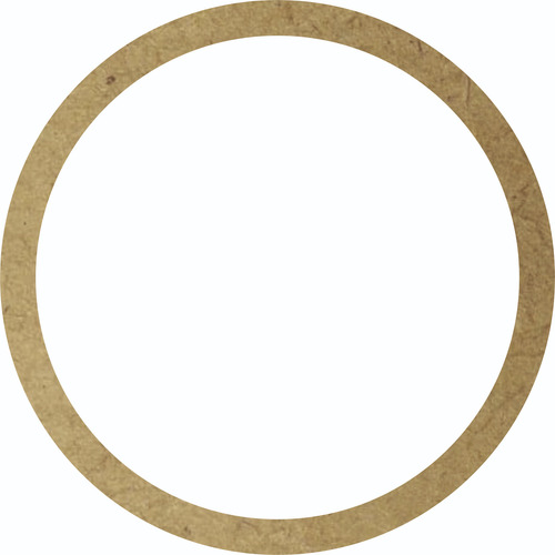 10 Aros Fibrofacil Mdf 26 Cm De Diámetro - Marco De 1.5 Cm