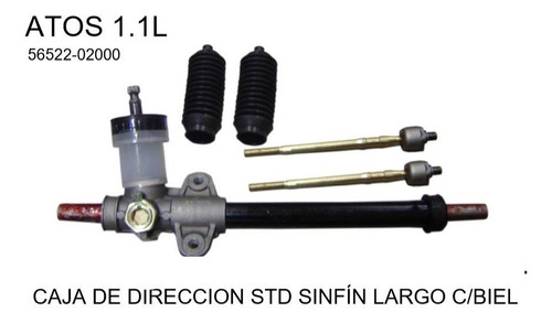 Caja De Direccion Atos 2000 Al 2004 Mecanica Sin Fin Largo