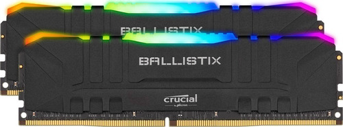 Crucial Ballistix Rgb 8gb Bl8g32c16u4bl Preto Ddr4-3200